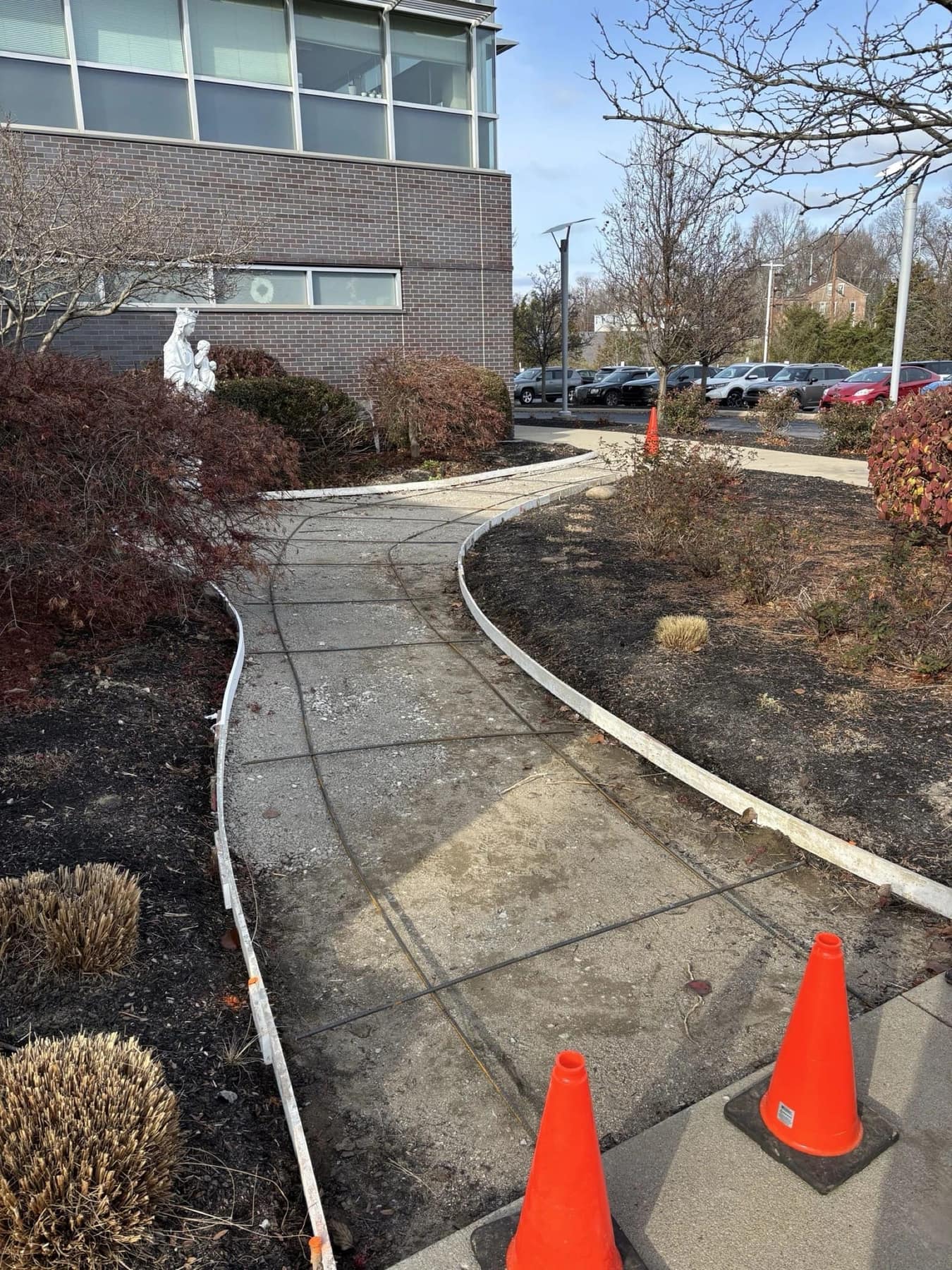 St. Elizabeth Garden Pavilion and Healing Walkway - before work began