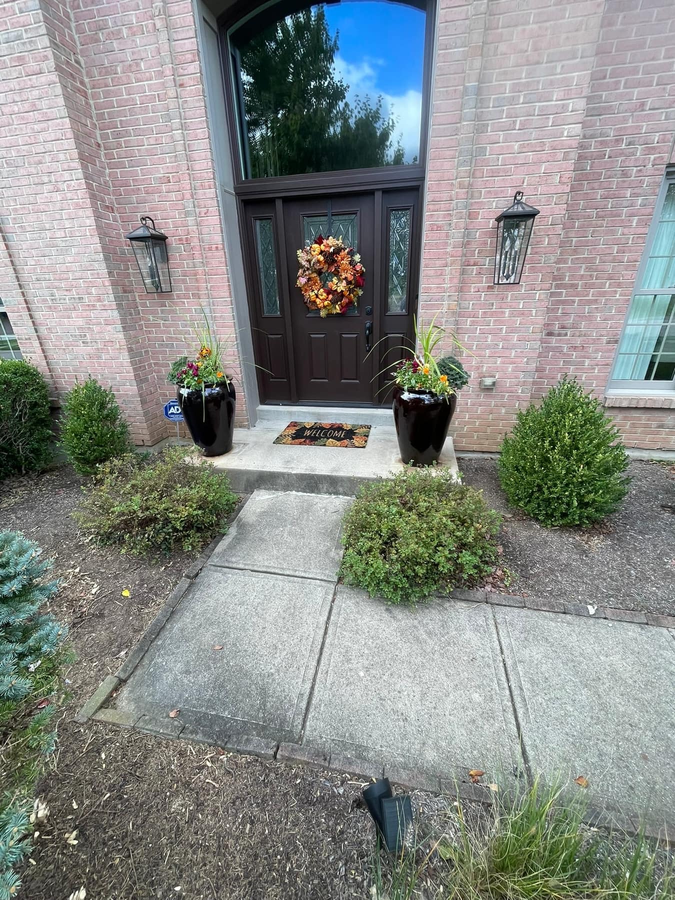Front Walkway and Entrance Transformation - before work began