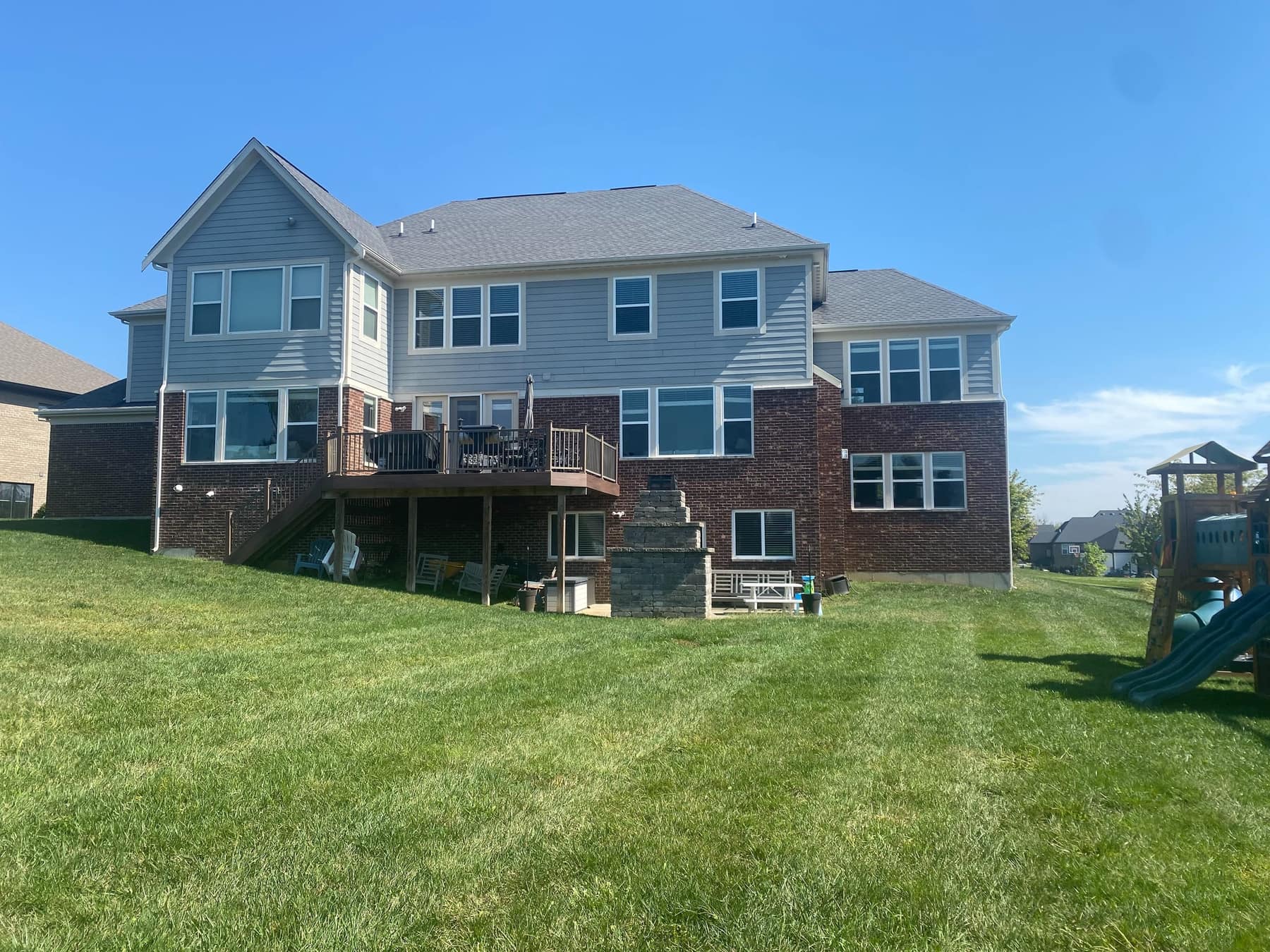 New Pool Build and Outdoor Living Transformation - before work began